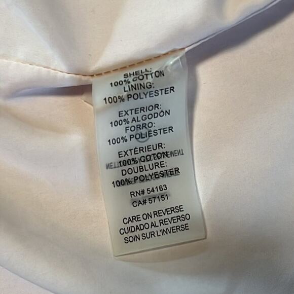 Karl Lagerfeld Open Front Blazer Tweed Pink 100% Cotton Shell Women's Size XS  ! - Picture 4 of 5